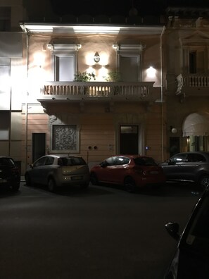 Front of property – evening/night