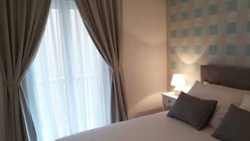 Dobbeltrom – superior | 1 soverom, skrivebord, lydisolert og strykejern/-brett