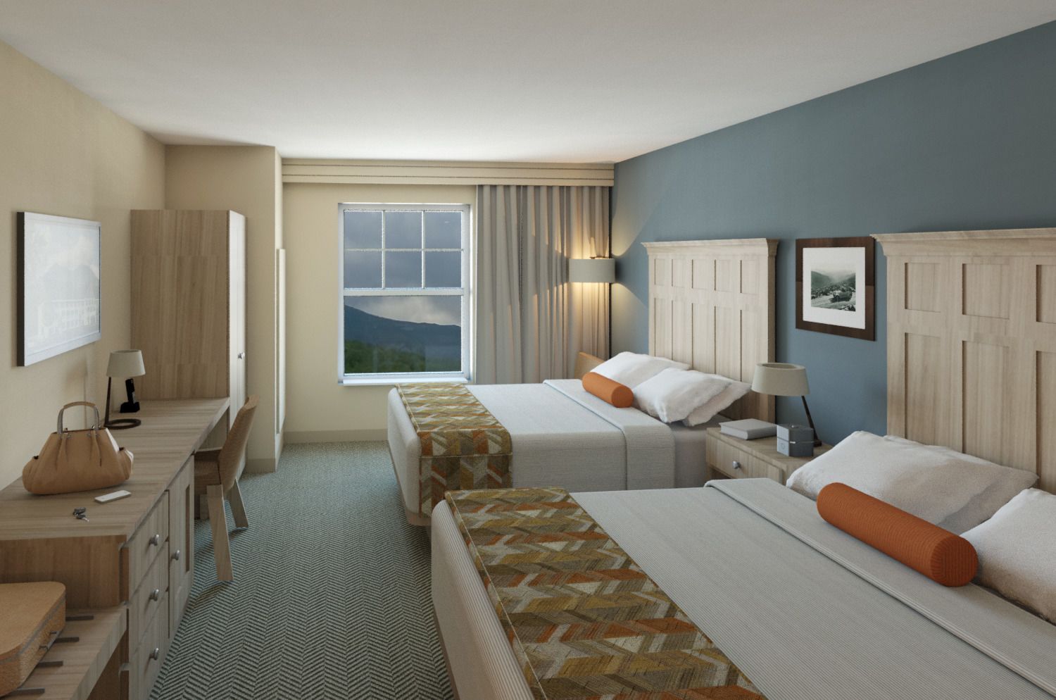 individually decorated, individually furnished, desk, soundproofing