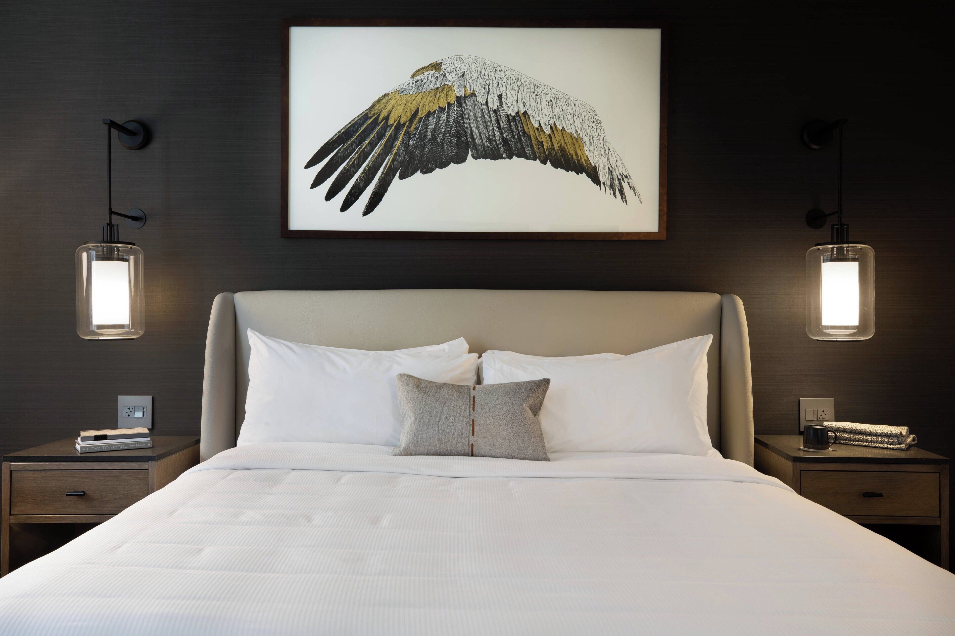 hypo-allergenic bedding, minibar, in-room safe, desk