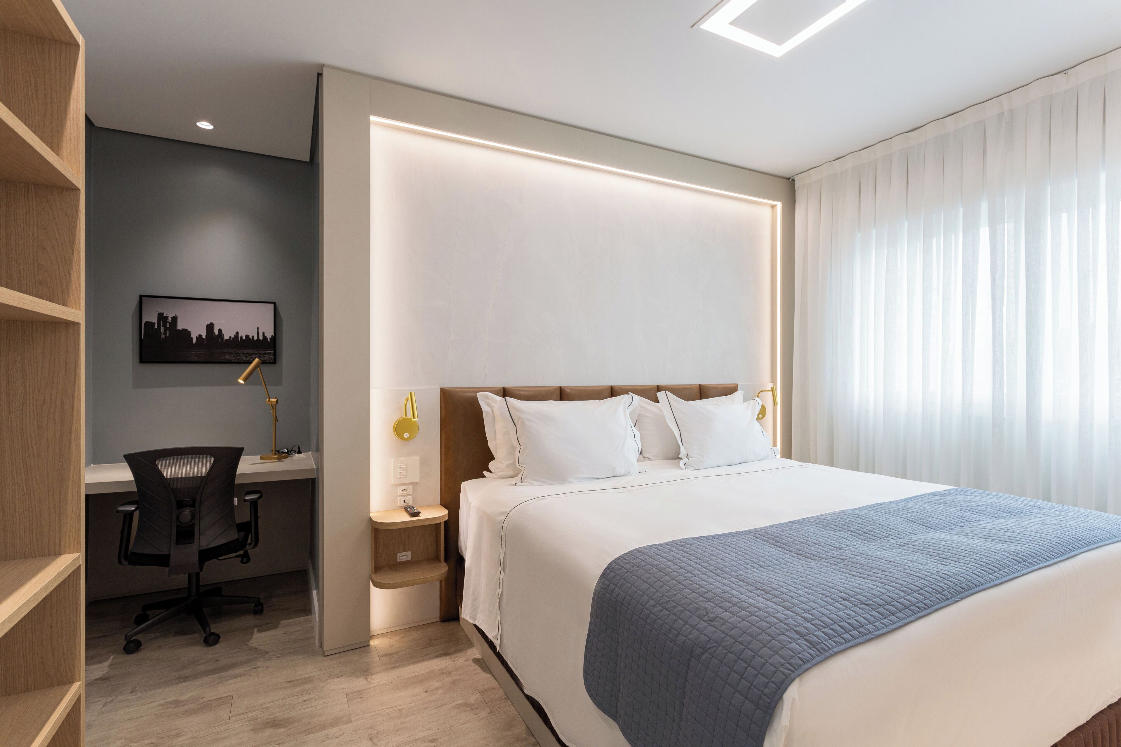 Appartement Deluxe | 1 chambre, minibar, coffres-forts dans les chambres, bureau