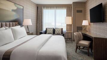 1 bedroom, hypo-allergenic bedding, pillowtop beds, in-room safe