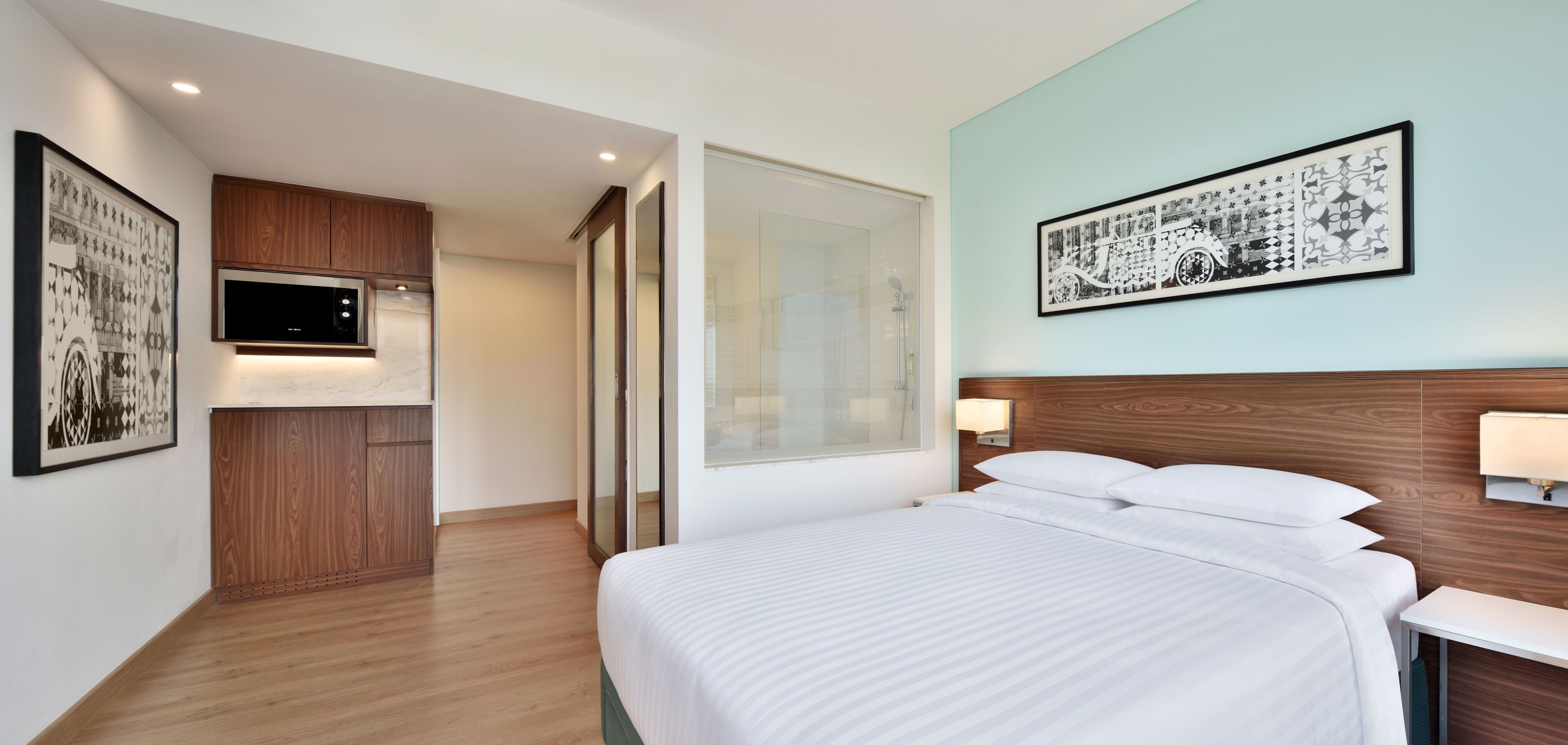 1 間臥室、低過敏寢具、迷你吧、客房內保險箱