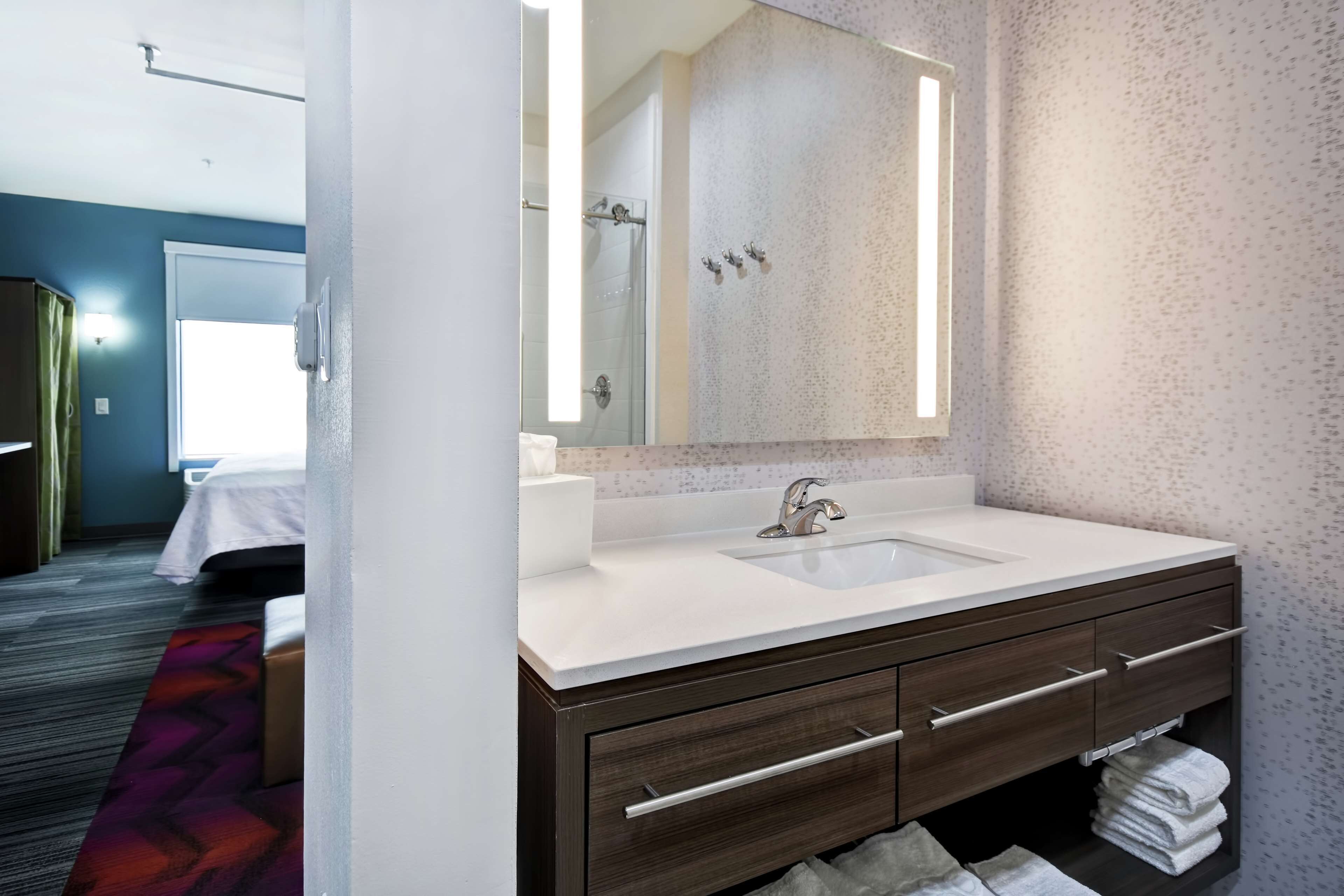 free toiletries, hair dryer, towels