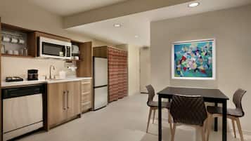 Suite, 1 Bedroom, Non Smoking | Private kitchen | Fridge, microwave, dishwasher, coffee/tea maker