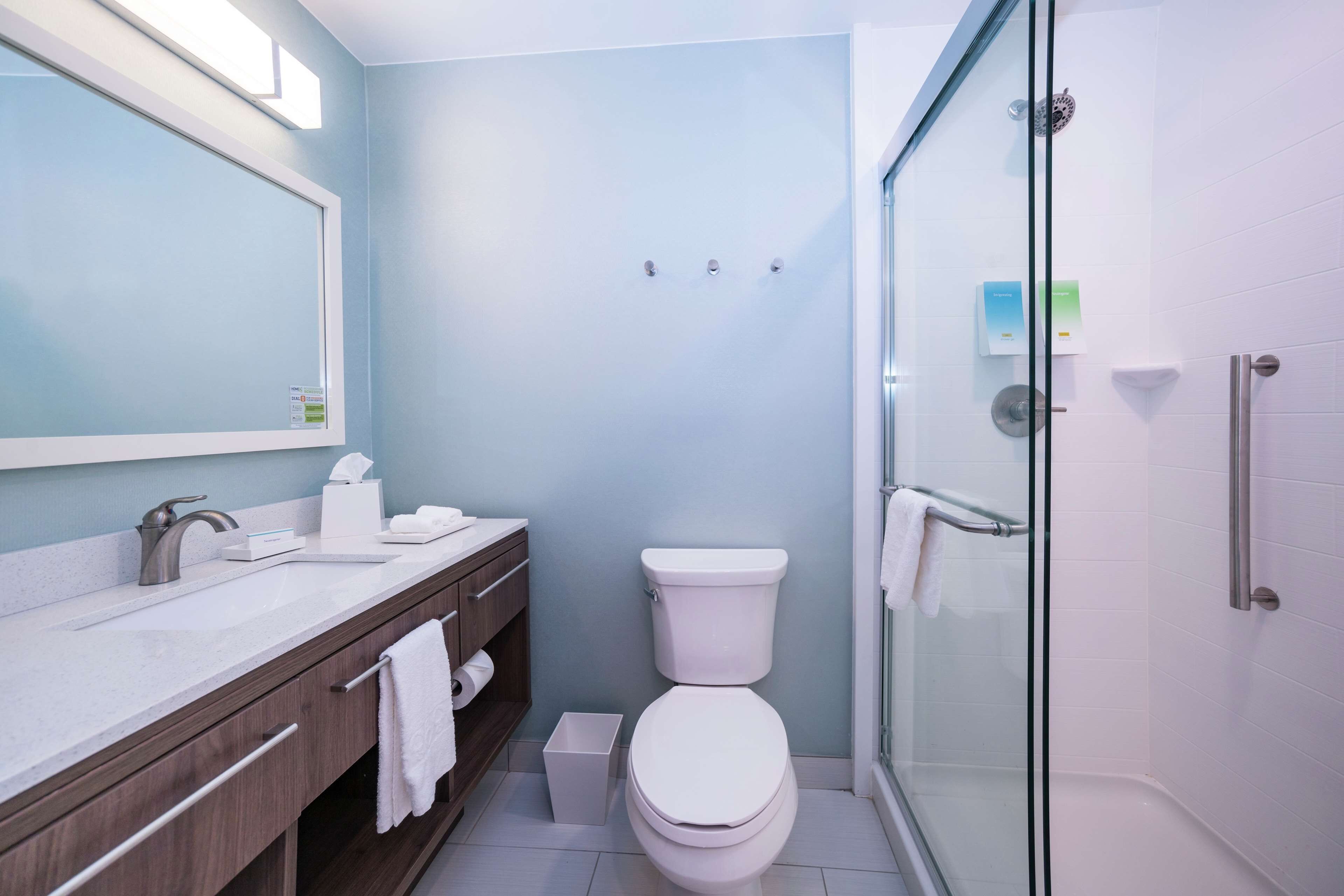 studio suite, 1 king bed, non smoking | bathroom shower