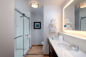Hair dryer, towels, soap, shampoo - Hampton Inn Baltimore Bayview Campus (Baltimore)