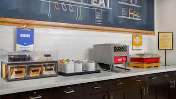 Free daily buffet breakfast