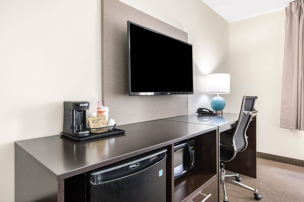 standard room, 1 king bed, non smoking | desk, iron/ironing board, free wifi, bed sheets