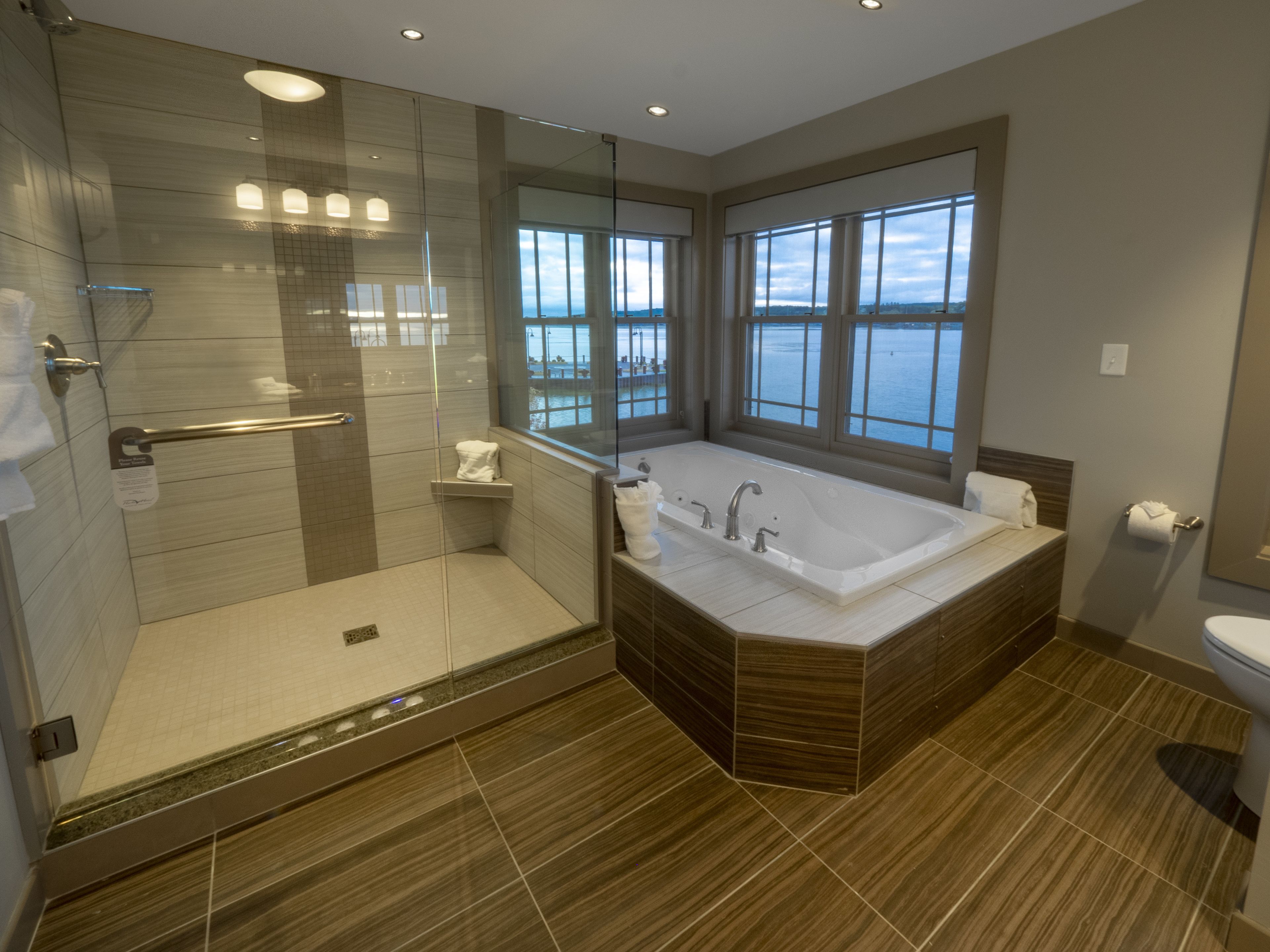 hair dryer, bathrobes, towels