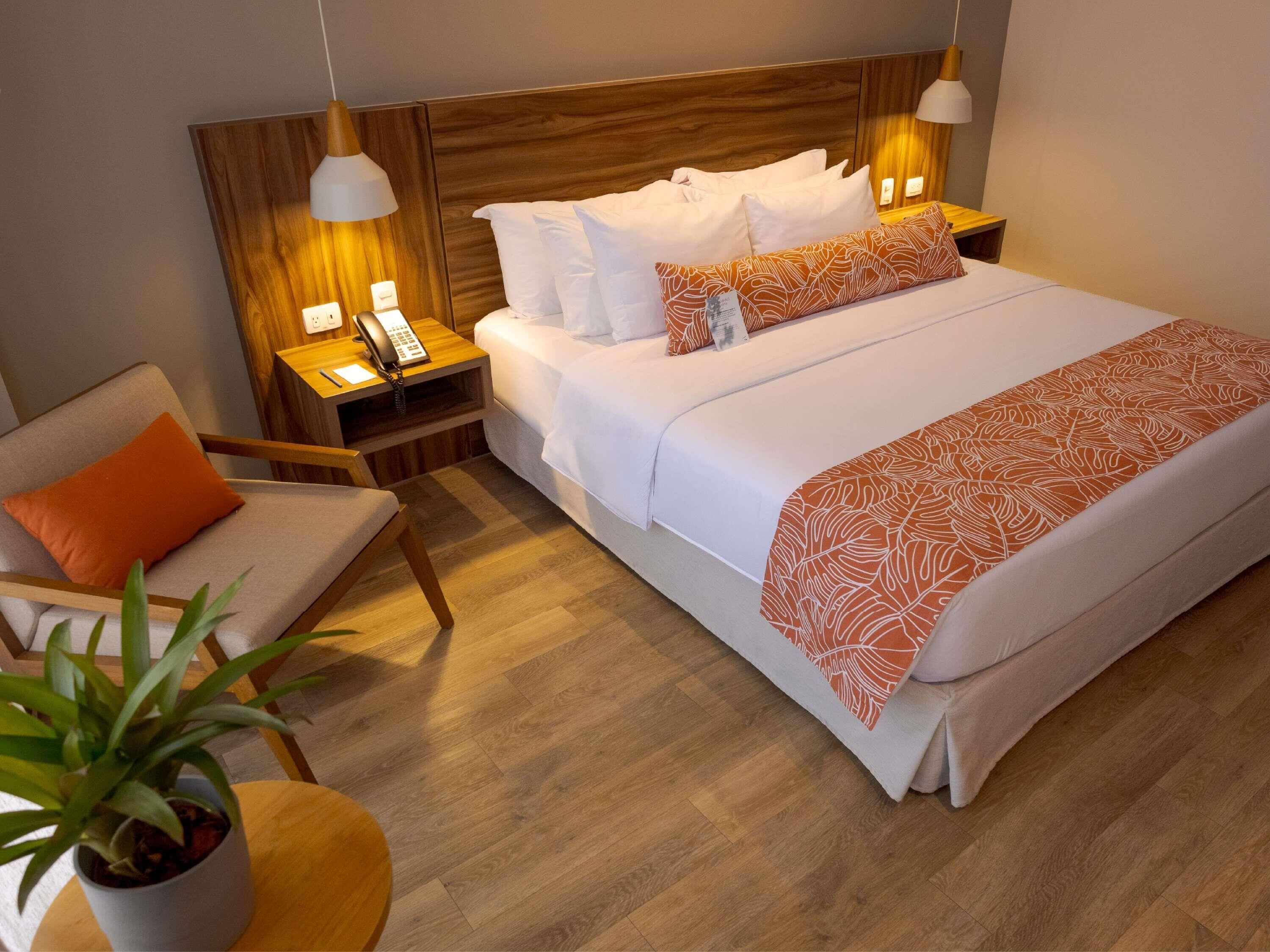 Habitación ejecutiva, 1 cama King size | Ropa de cama hipoalergénica y minibar 