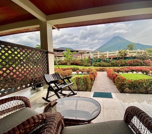 Standard Triple Room, Mountain View, Ground Floor | Terrace/patio