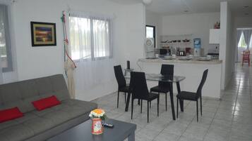 Fridge, microwave, coffee/tea maker