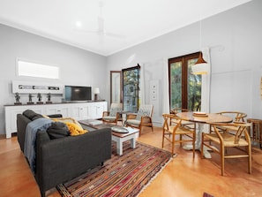 Smart TV, Netflix, books, streaming services