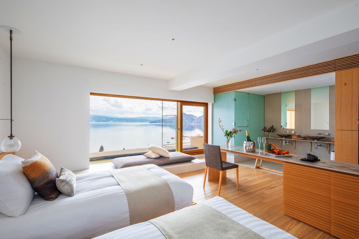 Twin Room, Lake View | Premium bedding, down duvets, pillow-top beds, in-room safe