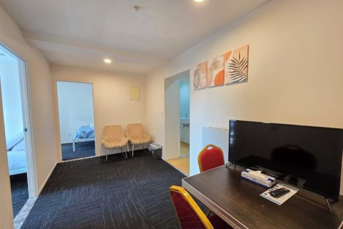 Desk, WiFi (free), bed sheets
