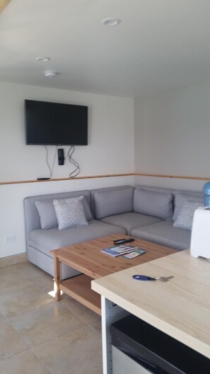 TV connectée, cheminée