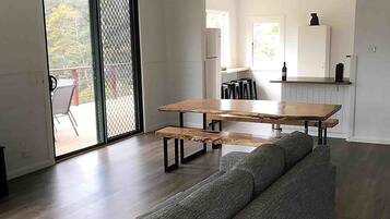Cottage, 3 Bedrooms, 2 Bathrooms | Living area | Flat-screen TV, fireplace, DVD player