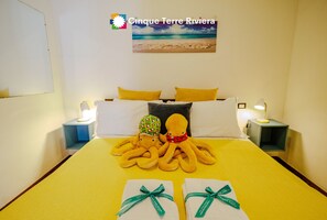 2 camere, culla da viaggio, Wi-Fi gratuito, lenzuola