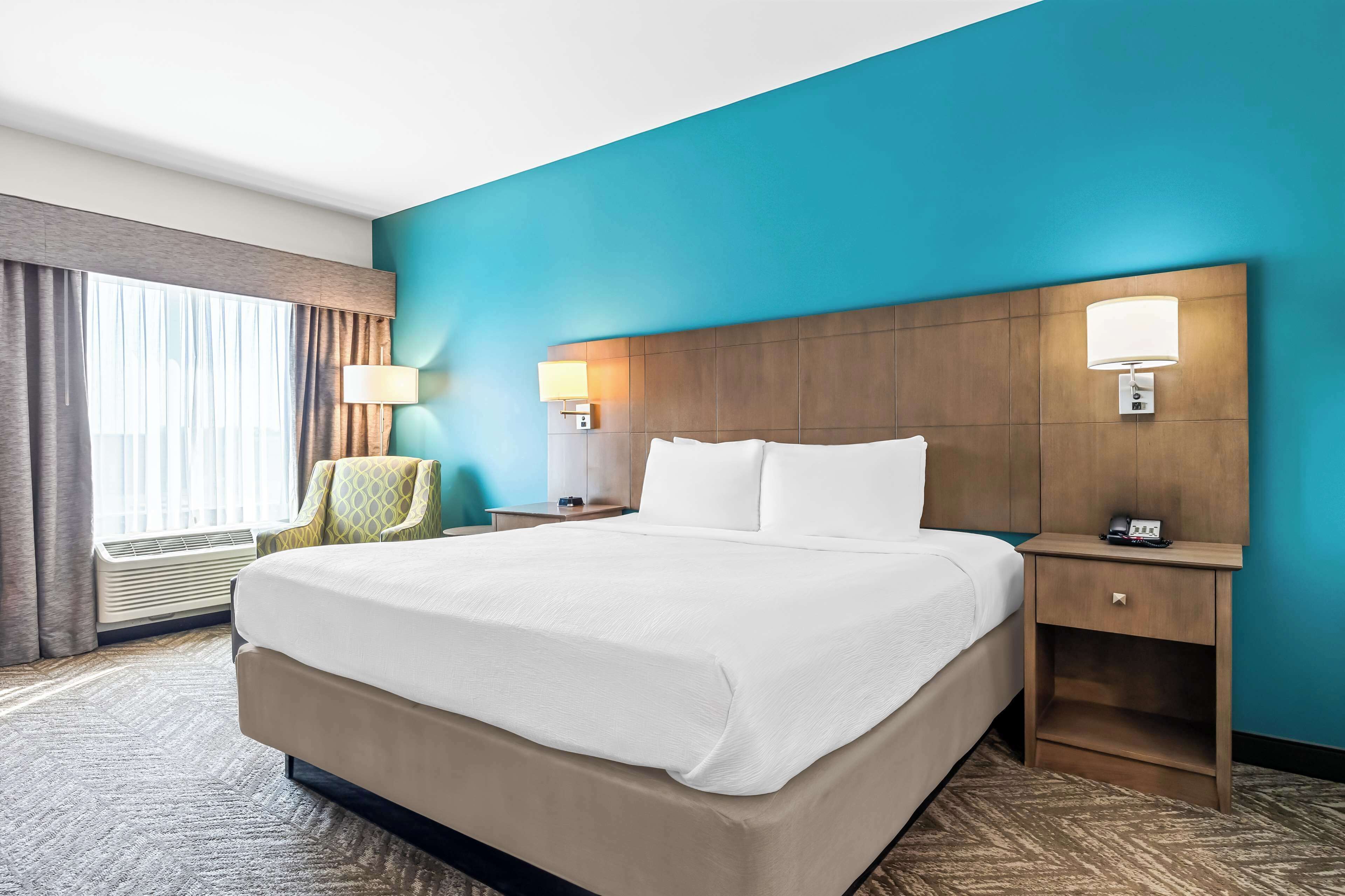 1 bedroom, desk, laptop workspace, iron/ironing board