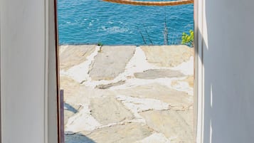 Blick von der Unterkunft