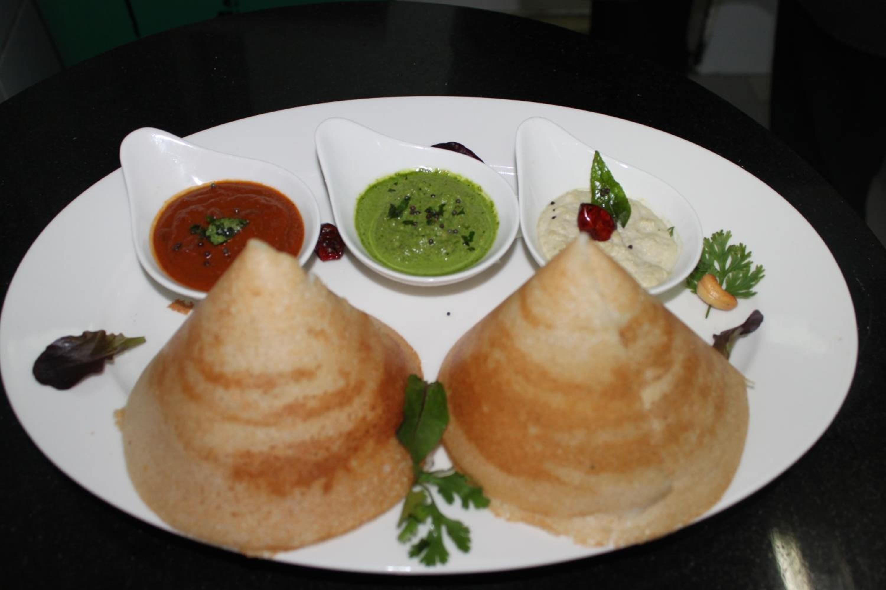 breakfast, lunch and dinner served