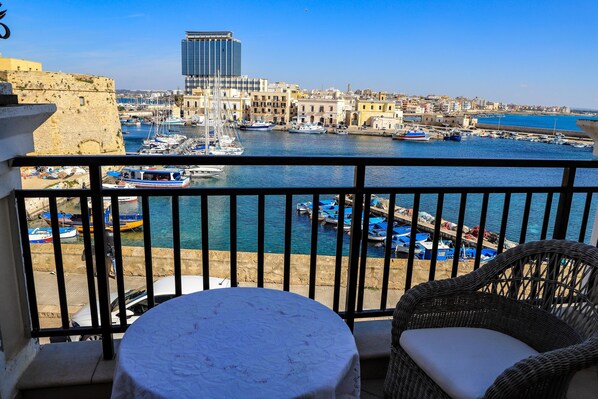 Comfort Double Room, Balcony, Sea View | View from room - Palazzo Barba (Gallipoli)