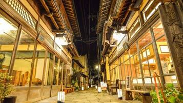Front of property - evening/night