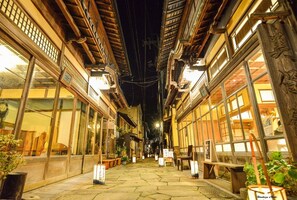 Front of property - evening/night - Mihokan (Matsue)