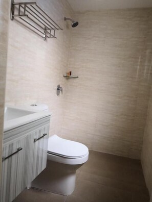 Regadera, amenidades de baño gratuitas, secadora de cabello, pantuflas 