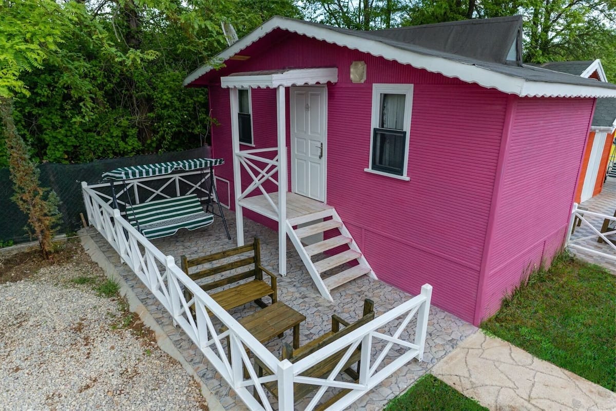 AILE BUNGALOV | 1 dormitorio, sábanas de algodón egipcio, ropa de cama de alta calidad