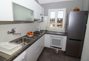 Apartment, 1 Bedroom, Garden View | Private kitchen