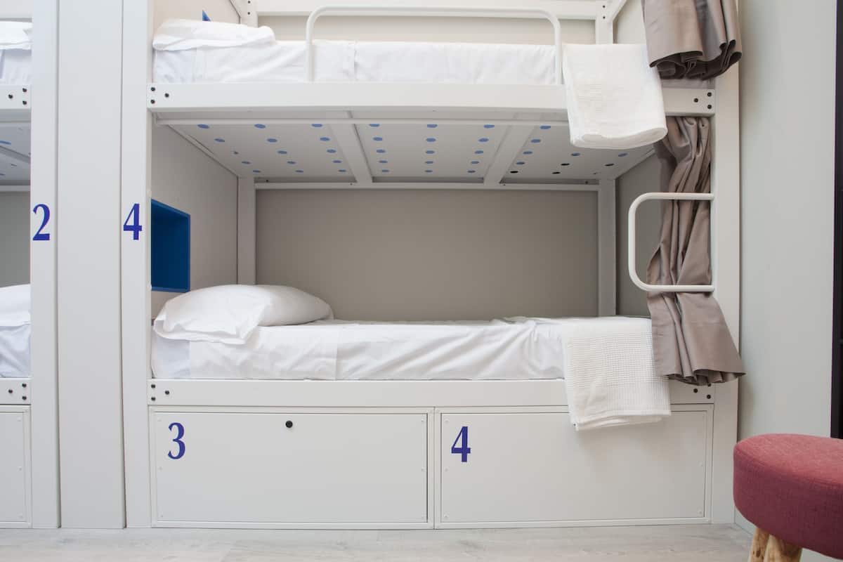 Shared Dormitory, Mixed Dorm, Shared Bathroom (1 bed in a 8-Bed Dormitory Room) | Premium bedding, down comforters, desk, blackout drapes