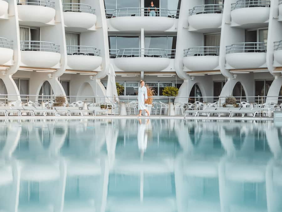 Fassade der Unterkunft