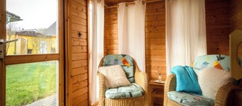 Dream vacation home near the Müritz with sauna house, gr. Garden, fireplace and canoe