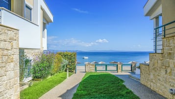 Deluxe Apartment, Sea View (Ground floor) | Terrace/patio