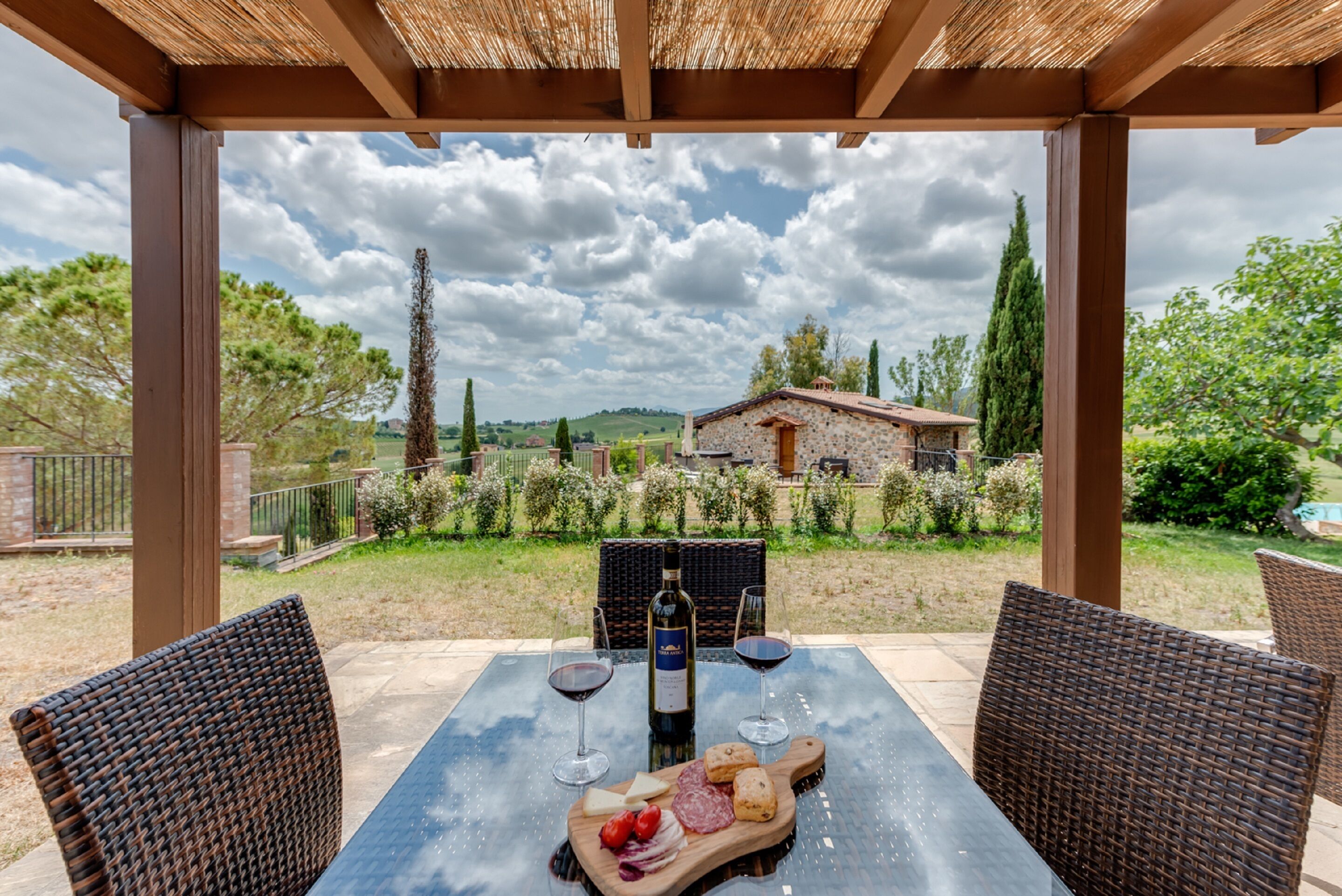 华丽别墅, 1 间卧室, 热水浴缸 (Villa Rosa) | 露台