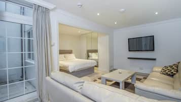 Apartment, Private Bathroom (F5-40) | 1 bedroom, hypo-allergenic bedding, desk, blackout drapes