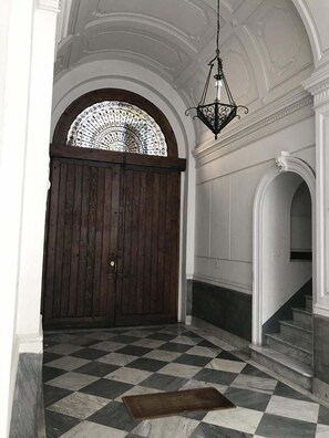 Interior entrance