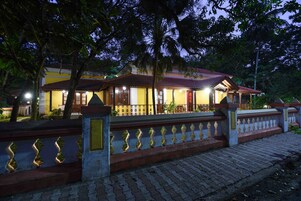 Front of property - evening/night