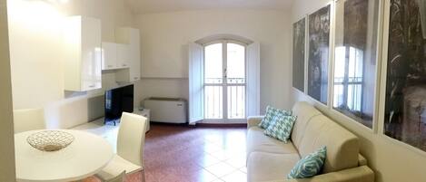 Lejlighed - 2 soveværelser (Via S. Agata 15) | Stue | Fladskærms-tv