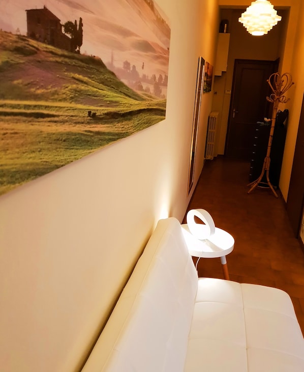 Business Apartment, 1 Bedroom (Via Cervetta 1/a) | Living area | Flat-screen TV - Mosaico Aparthotel (Modena)