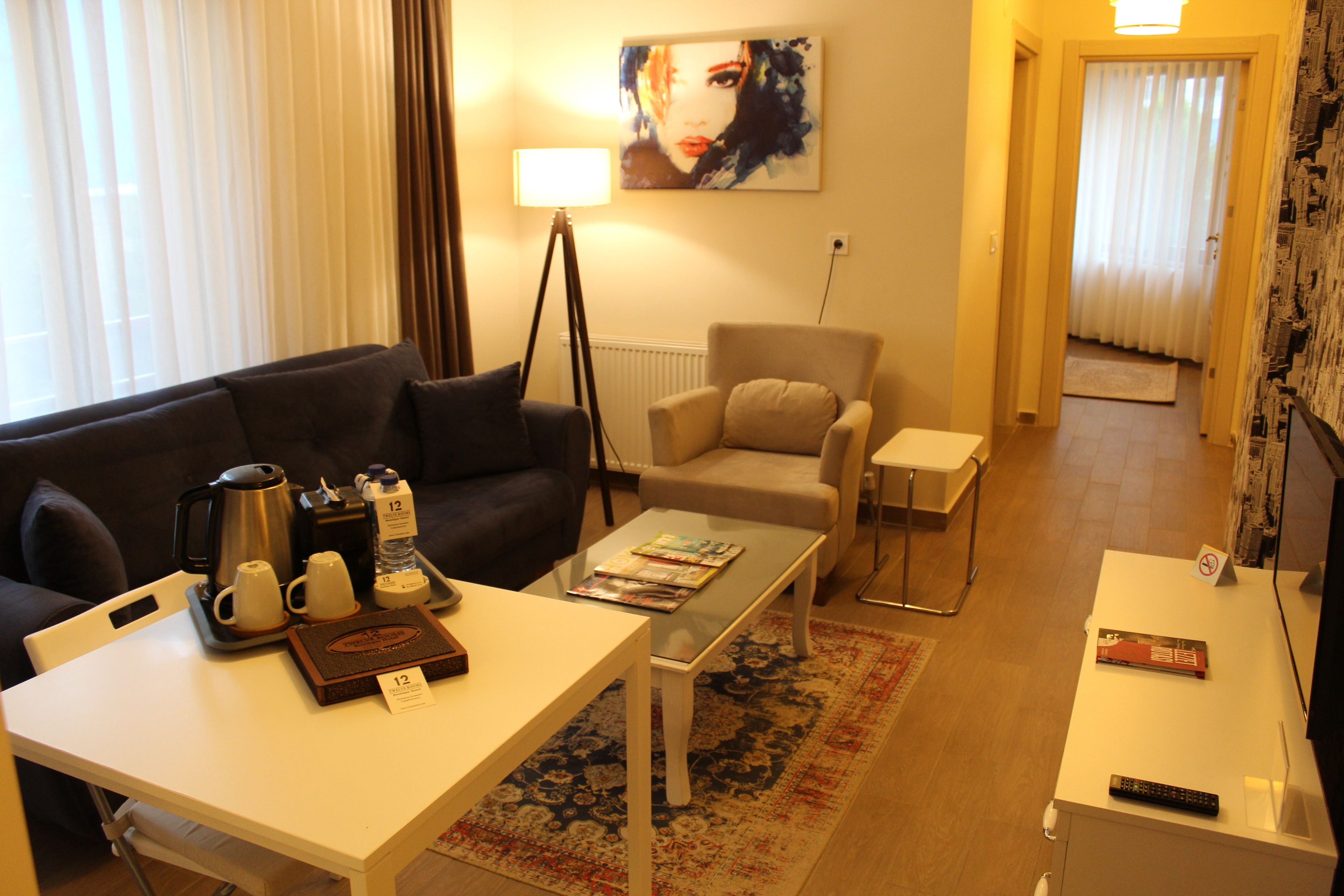 Doppelzimmer | Wohnbereich | Fußbodenheizung