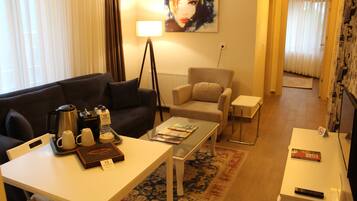 Doppelzimmer | Wohnbereich | Fußbodenheizung