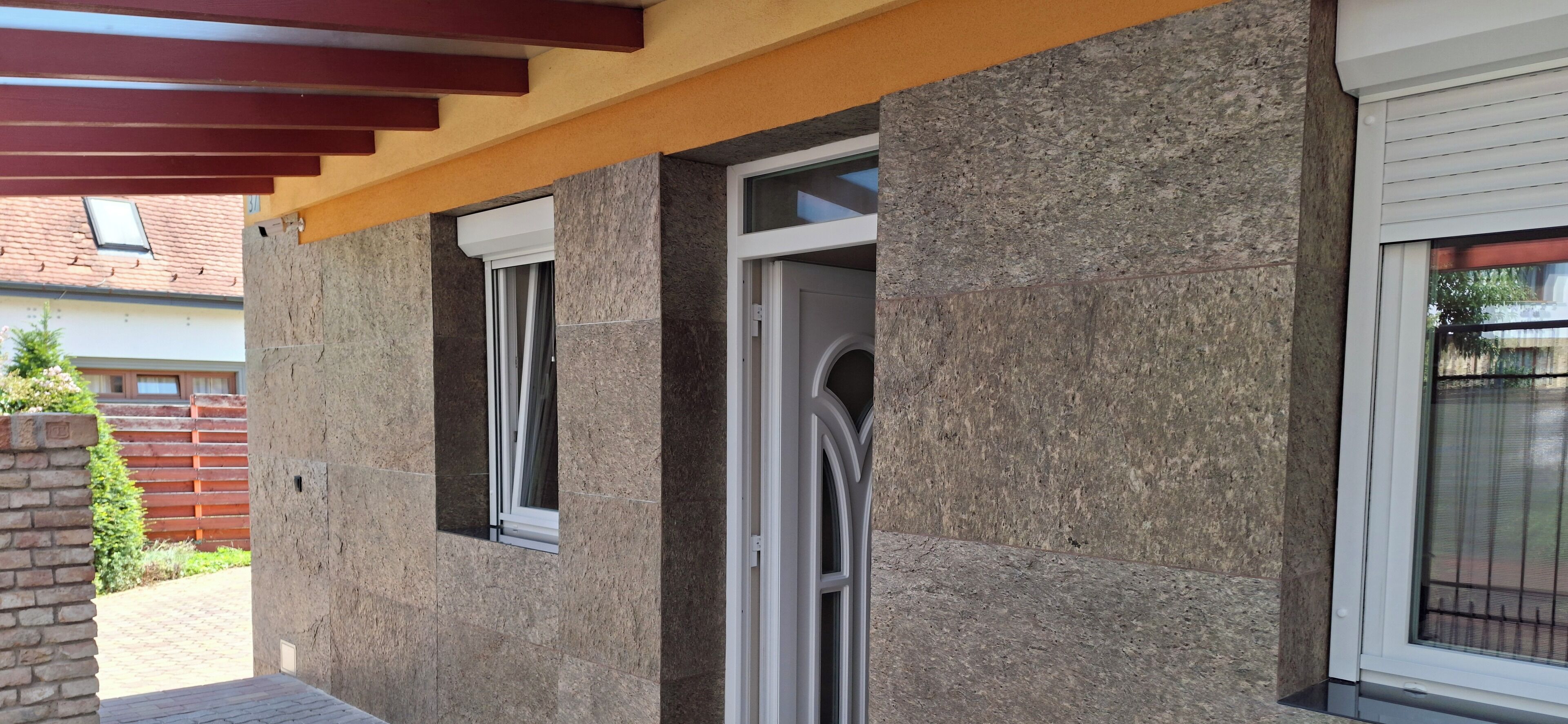 Fassade der Unterkunft