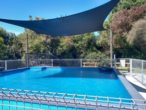 Seasonal outdoor pool - South Brighton Holiday Park (Christchurch)