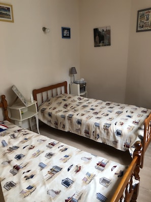 2 bedrooms, iron/ironing board, travel crib, free WiFi