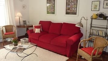 Télévision, lecteur de DVD, livres, chaßne hi-fi