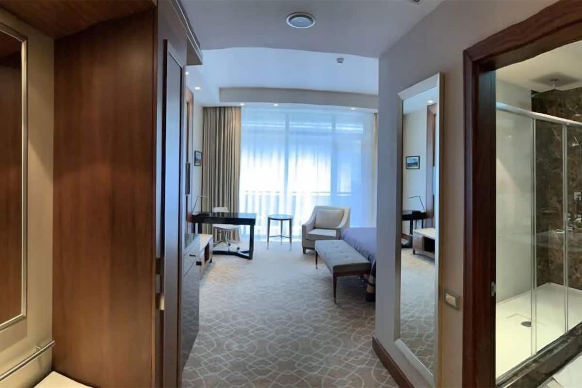 Minibar, in-room safe, desk, laptop workspace