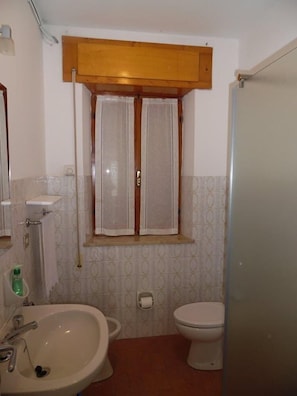 Shower, towels